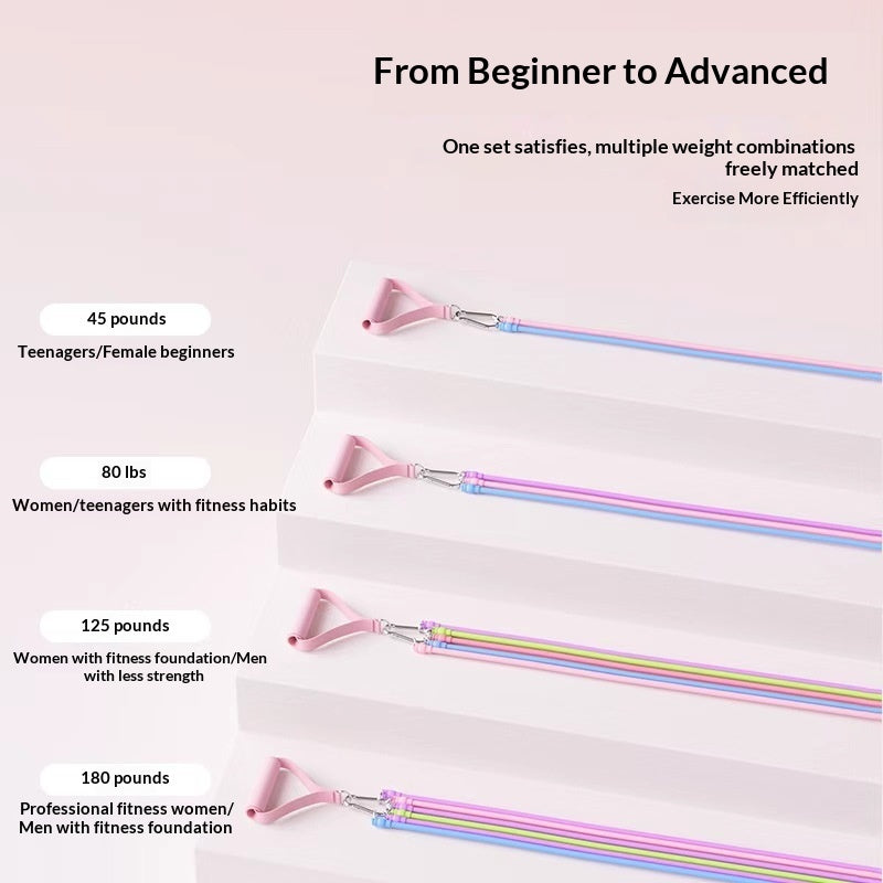 Resistance Bands For Home Fitness And Yoga