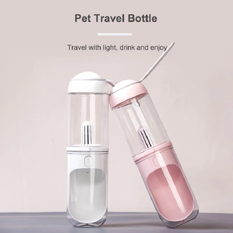 Portable Pet Water Bottle - Travel Water Dispenser for Dogs and Cats